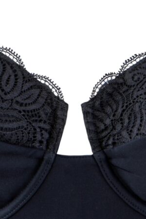 Close up fabric view of brassiere